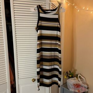 No Boundaries Striped Neutral Dress size XXL